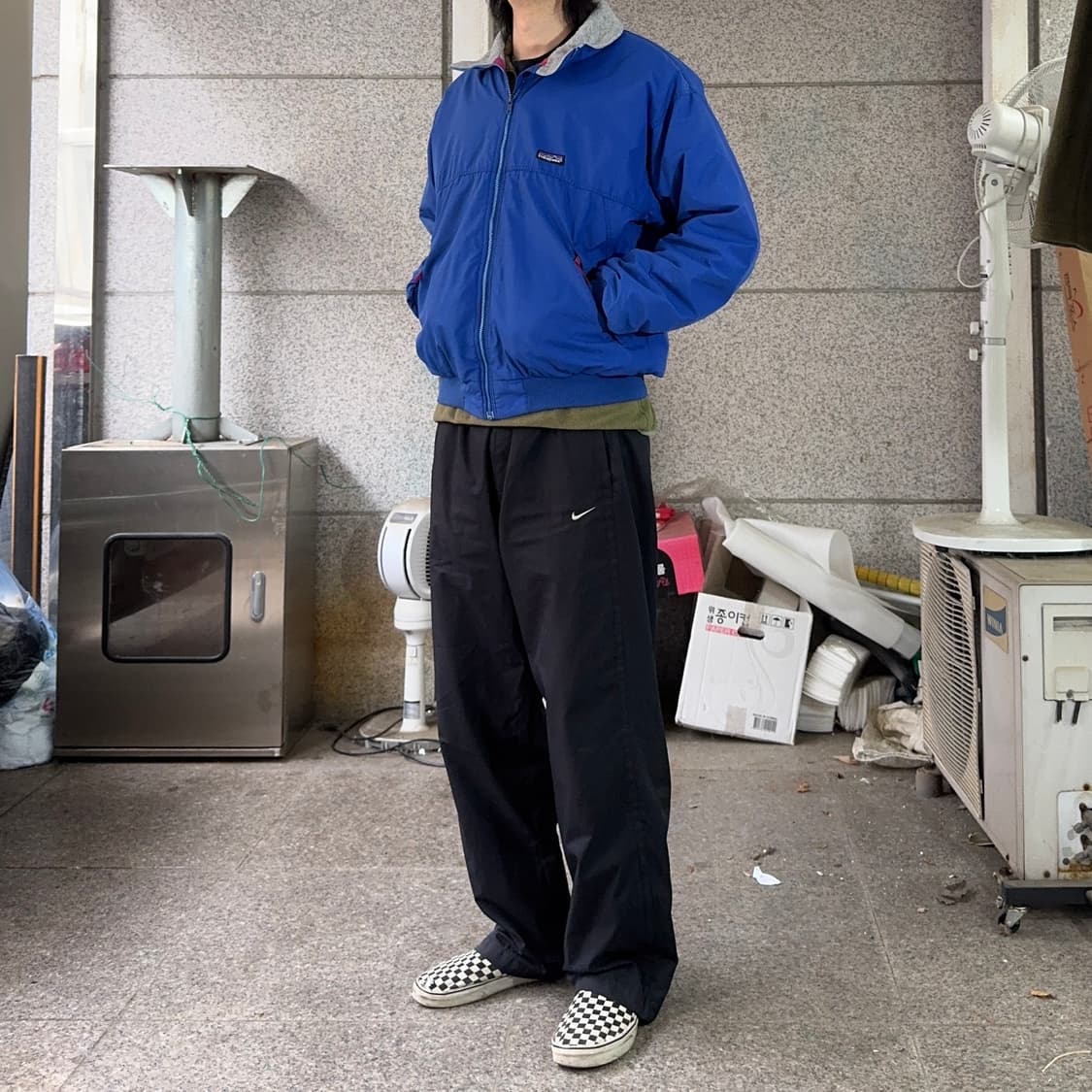 90s USA 파타고니아 신칠라 쉘드 봄버 자켓 상품이미지1