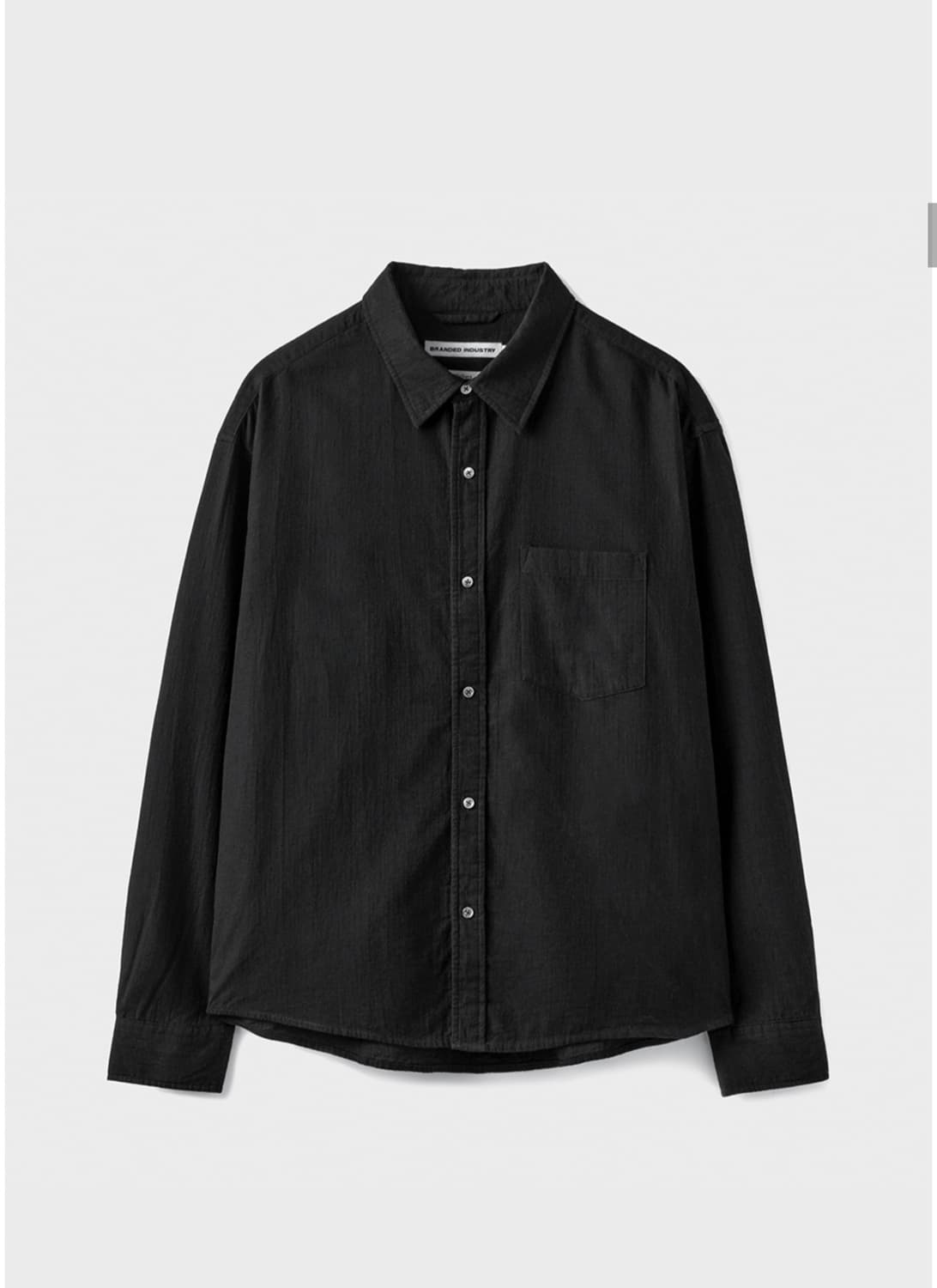 PINTER CROP GAUZE SHIR T 「BLACK] S 상품이미지4