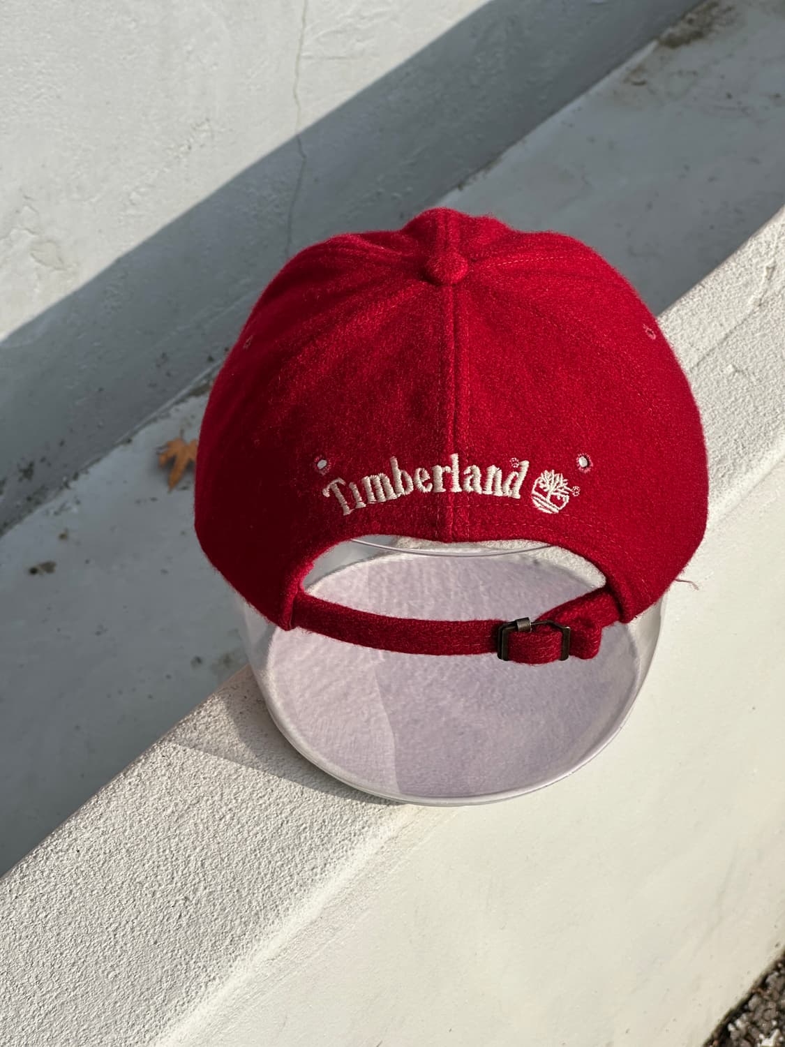 [M] 90s 팀버랜드 로고 배색 볼캡 모자 USA made 상품이미지4