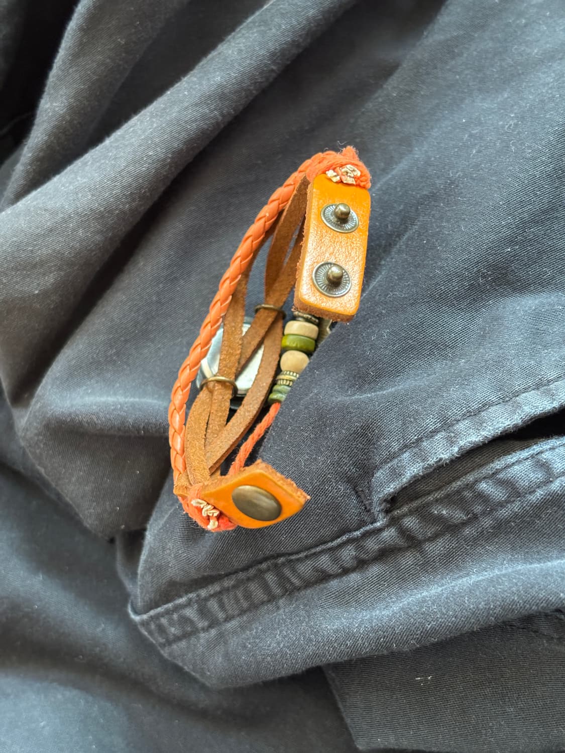 vintage leather string watch bracelet 상품이미지4