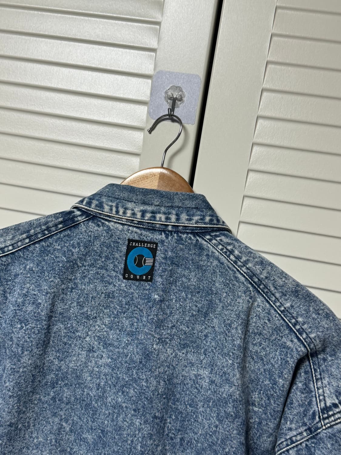 XL 나이키 80S 올드스쿨 청데님 워싱 워크 자켓 상품이미지4