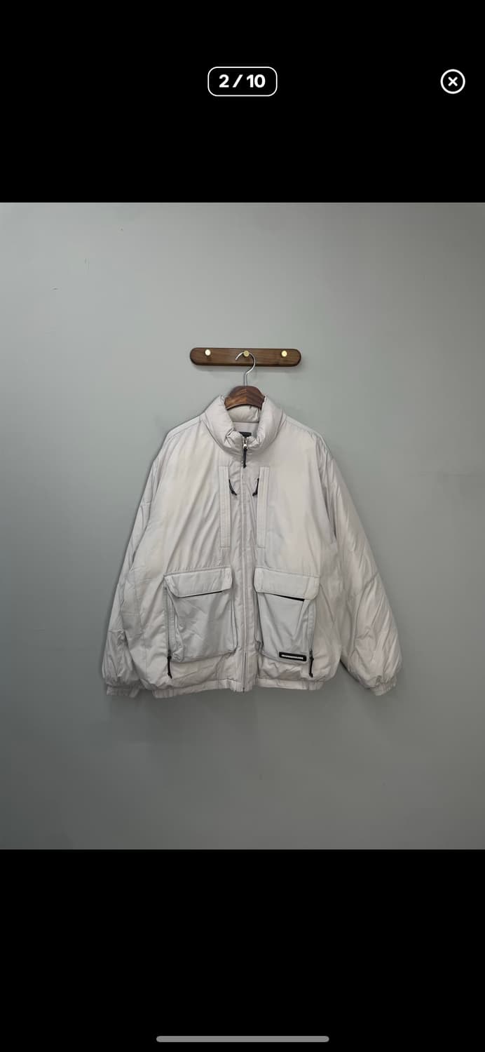 세컨모놀로그 컨템포러리 에어 덕다운 그레이 패딩 A2991 상품이미지2