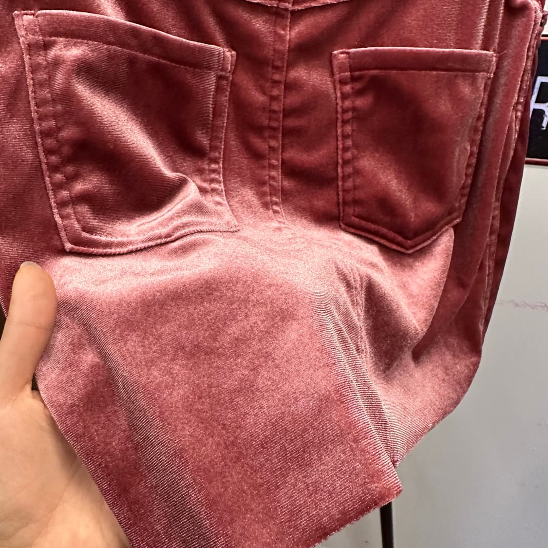 Burgundy Velvet Mini Skirt 상품이미지7