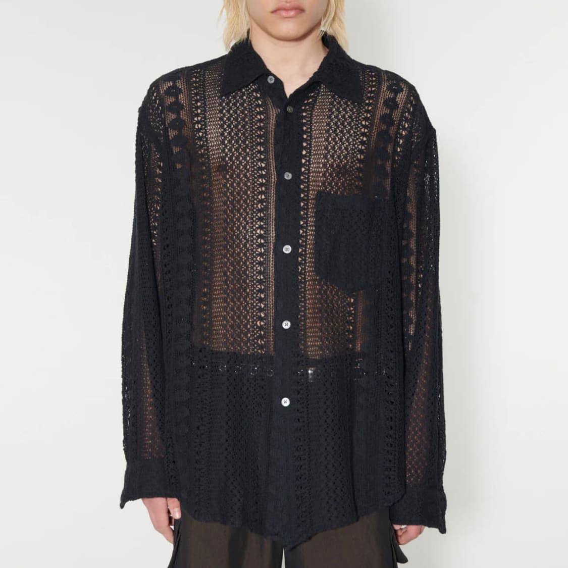 Our Legacy Coco Shirt Black Cotton Croch 상품이미지2