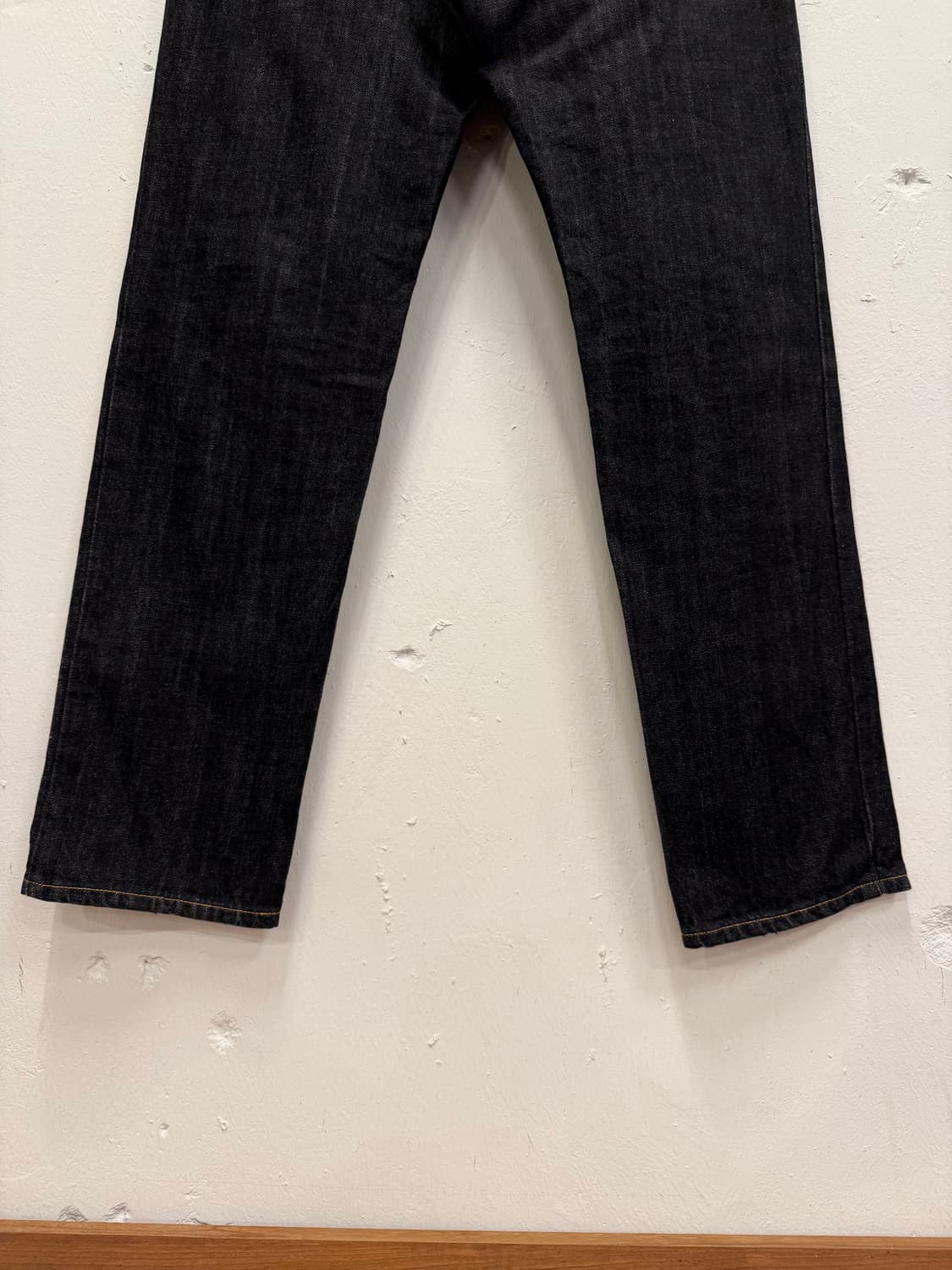 (33inch) EDWIN 에드윈 Black Denim Jeans 흑청 상품이미지4