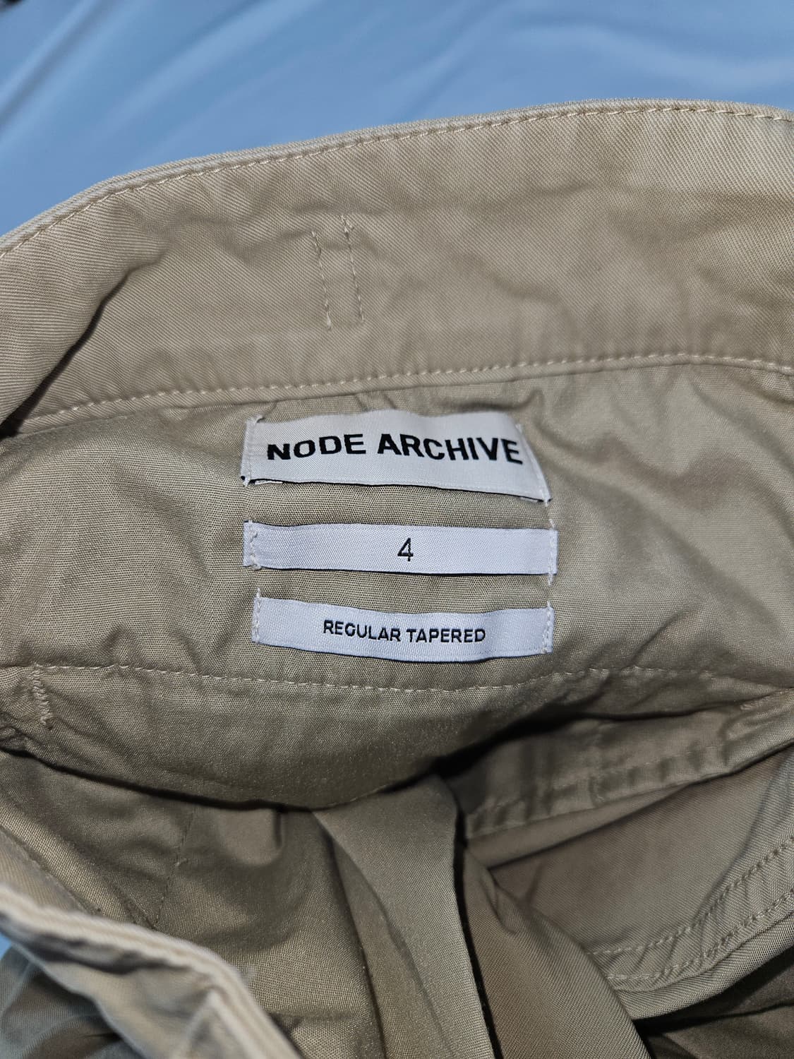 노드아카이브 레귤러 테이퍼드 치노팬츠 바지 4사이즈 상품이미지4