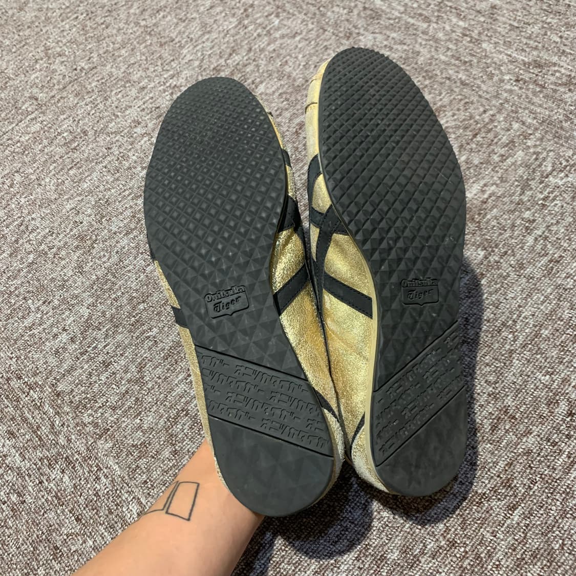 280) 오니츠카 타이거 골드&블랙 상품이미지6