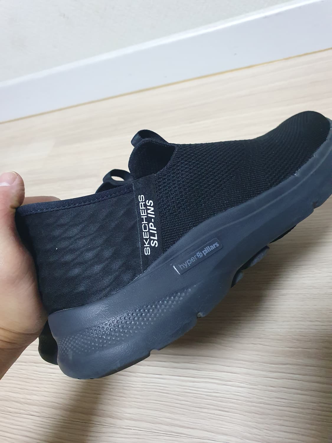 스케쳐스 고워크 슬립온 블랙 남성용 265 상품이미지6