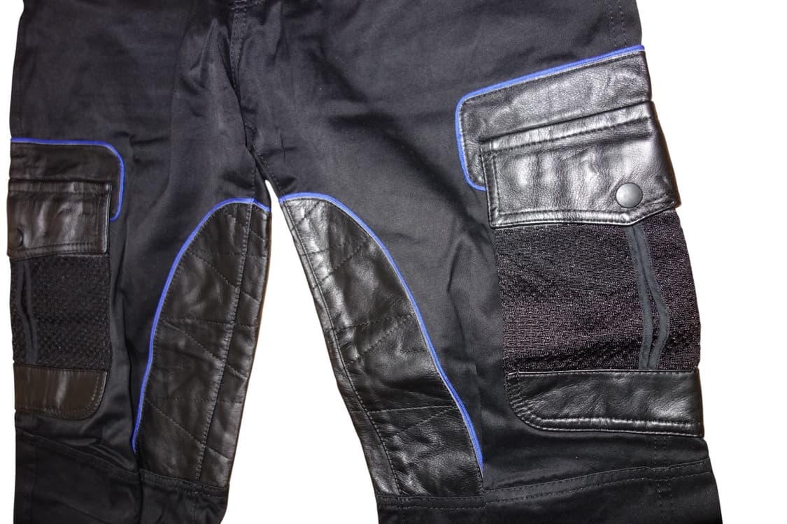 이세이미야케 카고 레더 바이커 팬츠 상품이미지5