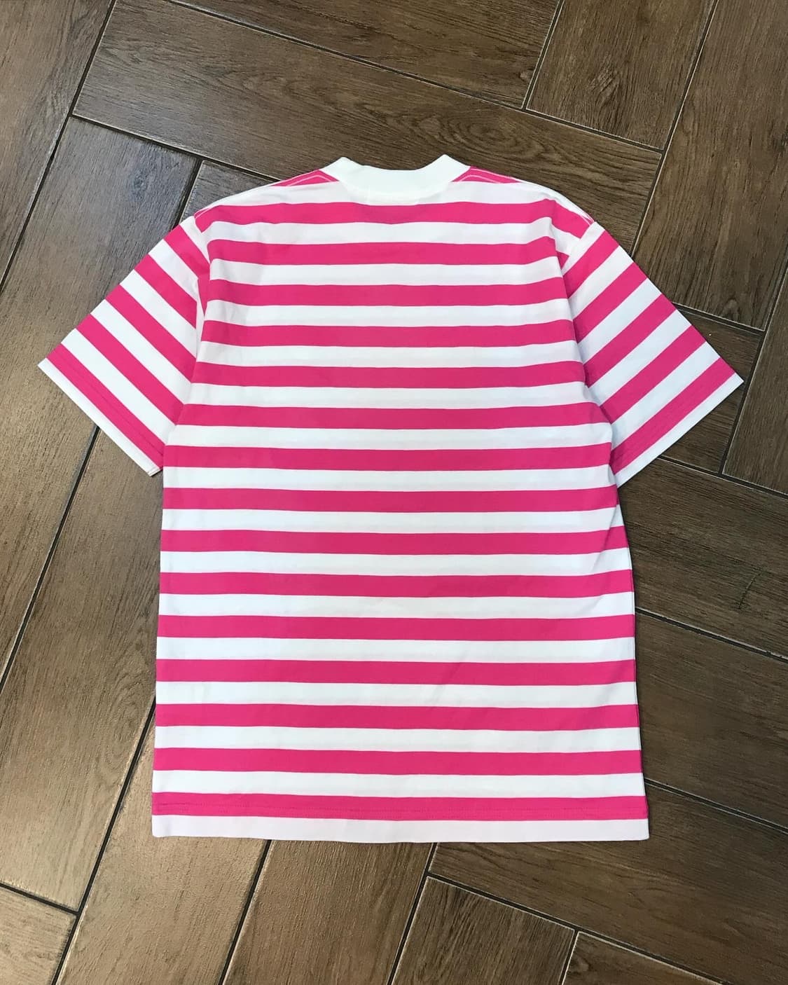Bape Pink Stripe T-shirt ❌ 베이프 솔닷 ❌ 상품이미지7