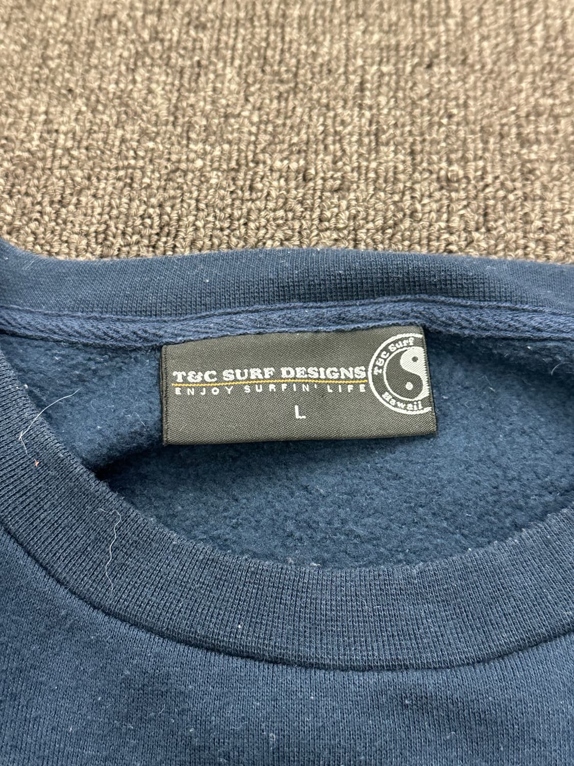 L)T&C Surf vintage 네이비 스웻셔츠 상품이미지5