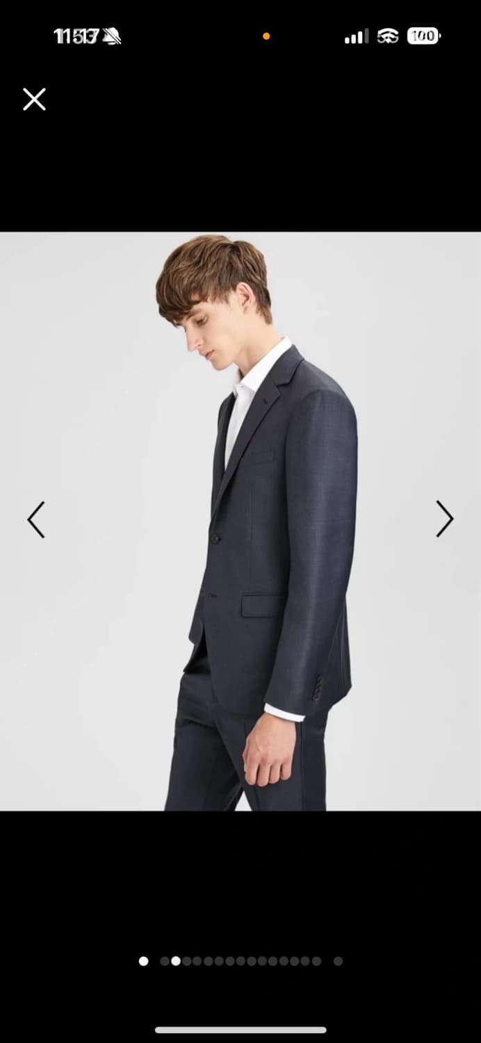 울 수트 셋업 새상품 Jake Wu Coin Multi Dobby 상품이미지3