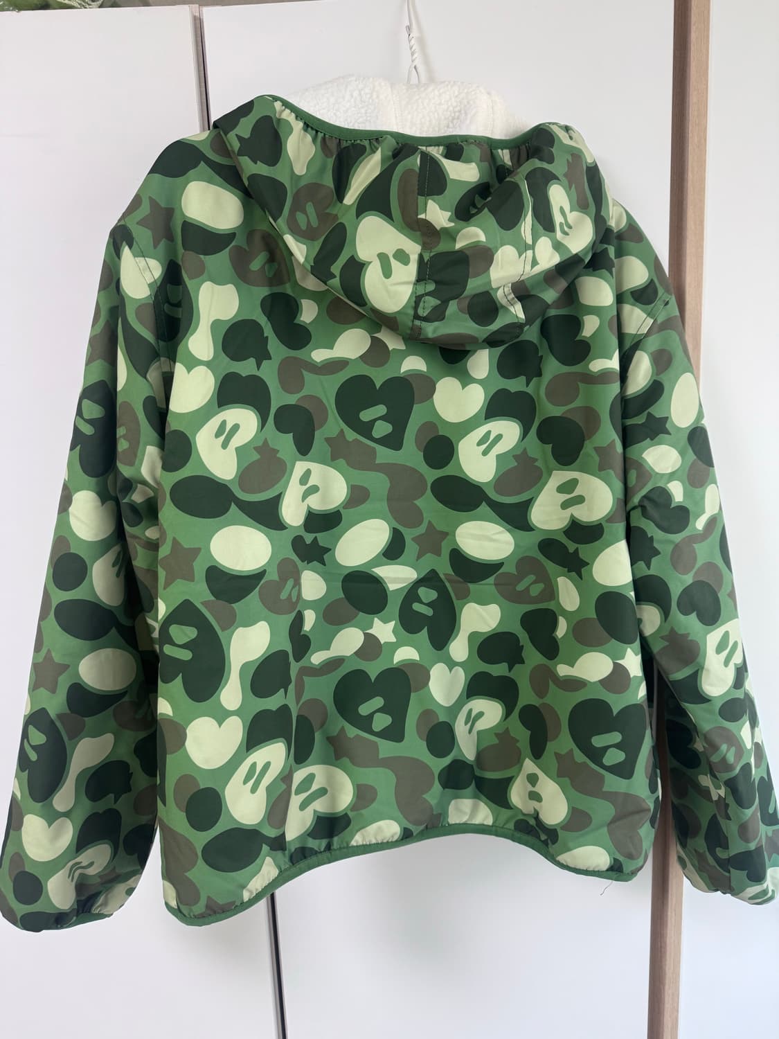 에이프 카모 자켓 그린 xs 상품이미지5