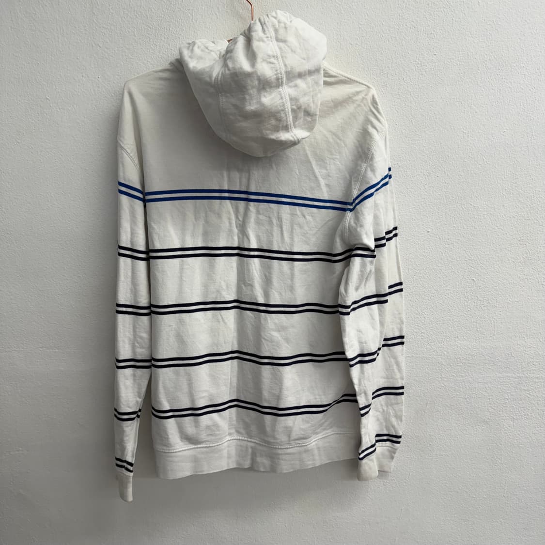 CHAPS 폴로 챕스 화이트 스트라이프 후드티 m 상품이미지4