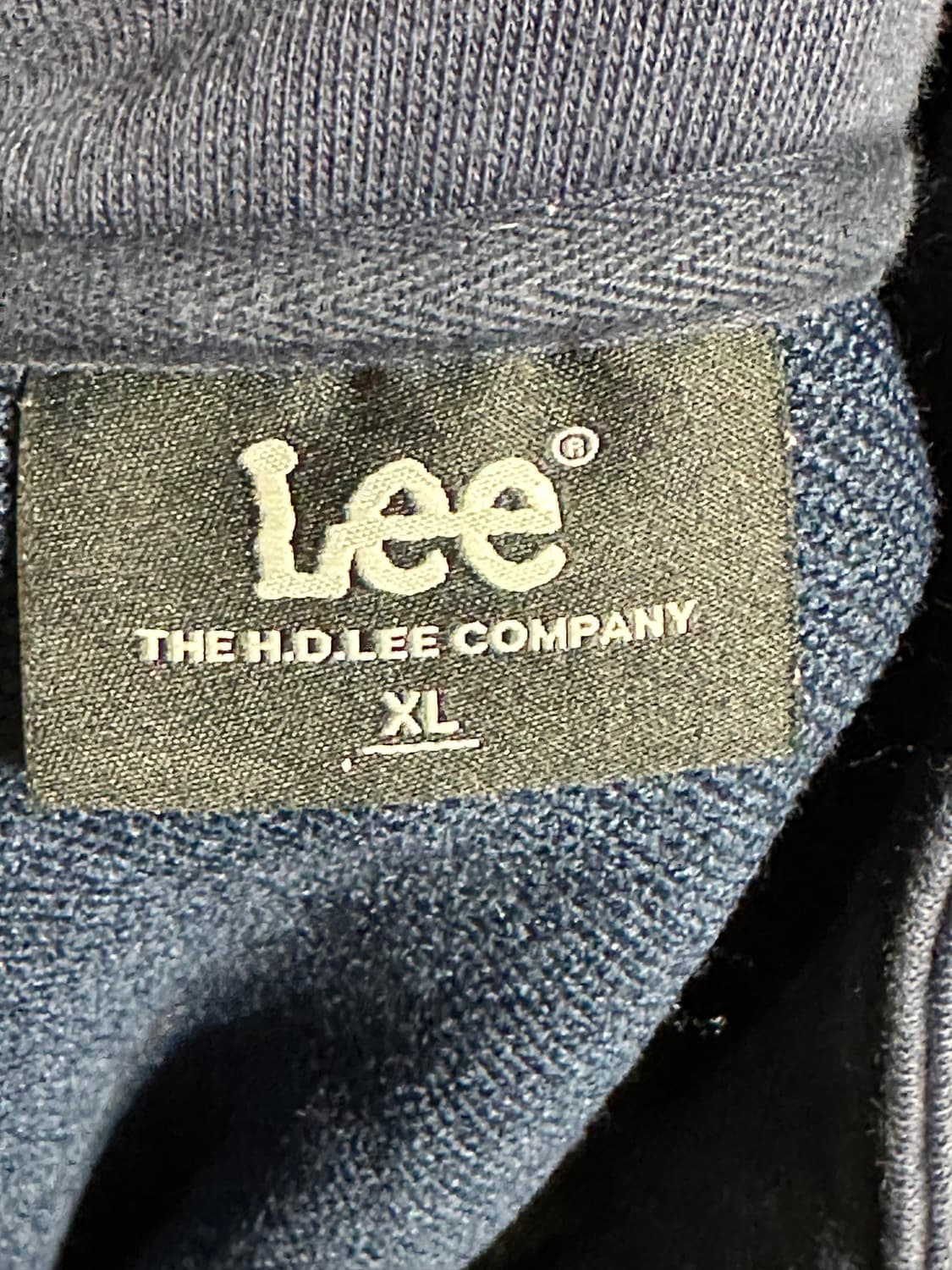 Lee 집업 슬리브 (네이비) 상품이미지2