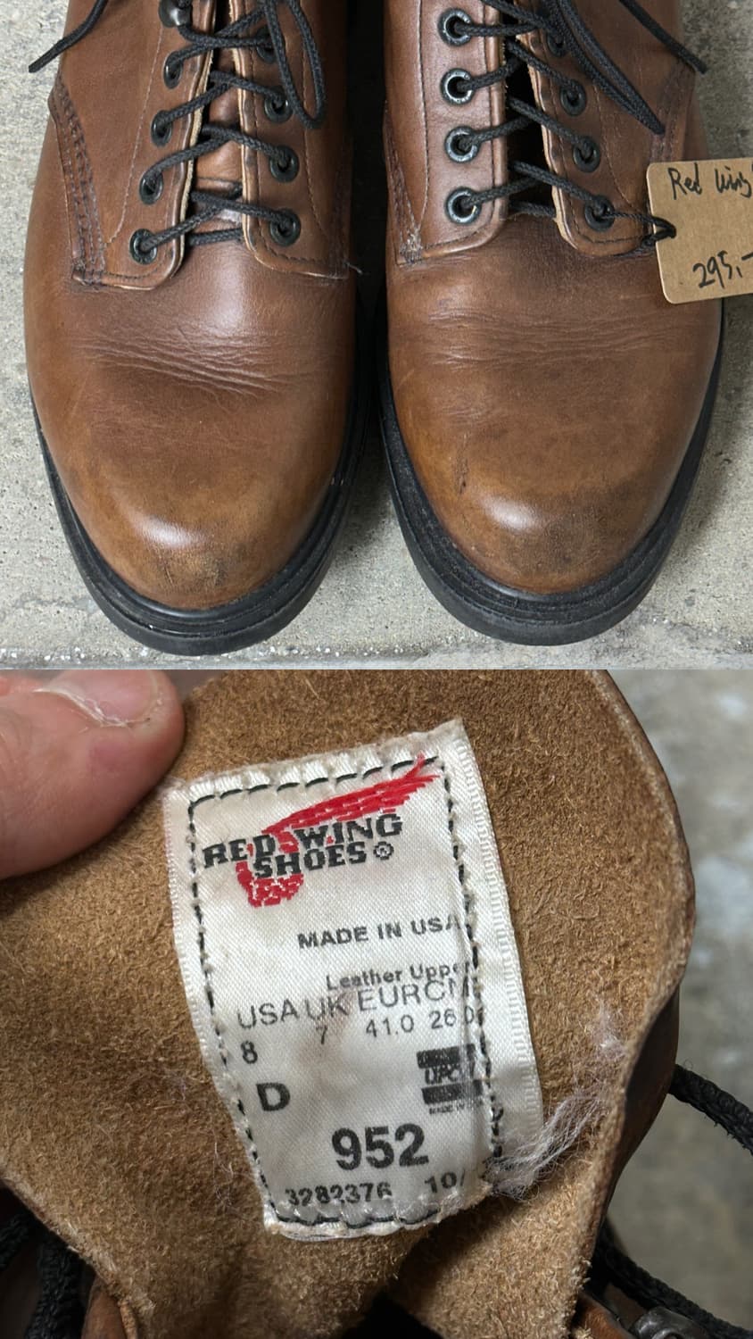 OG USA Made 레드윙 952 워크부츠 오스틴 버틀러 상품이미지9