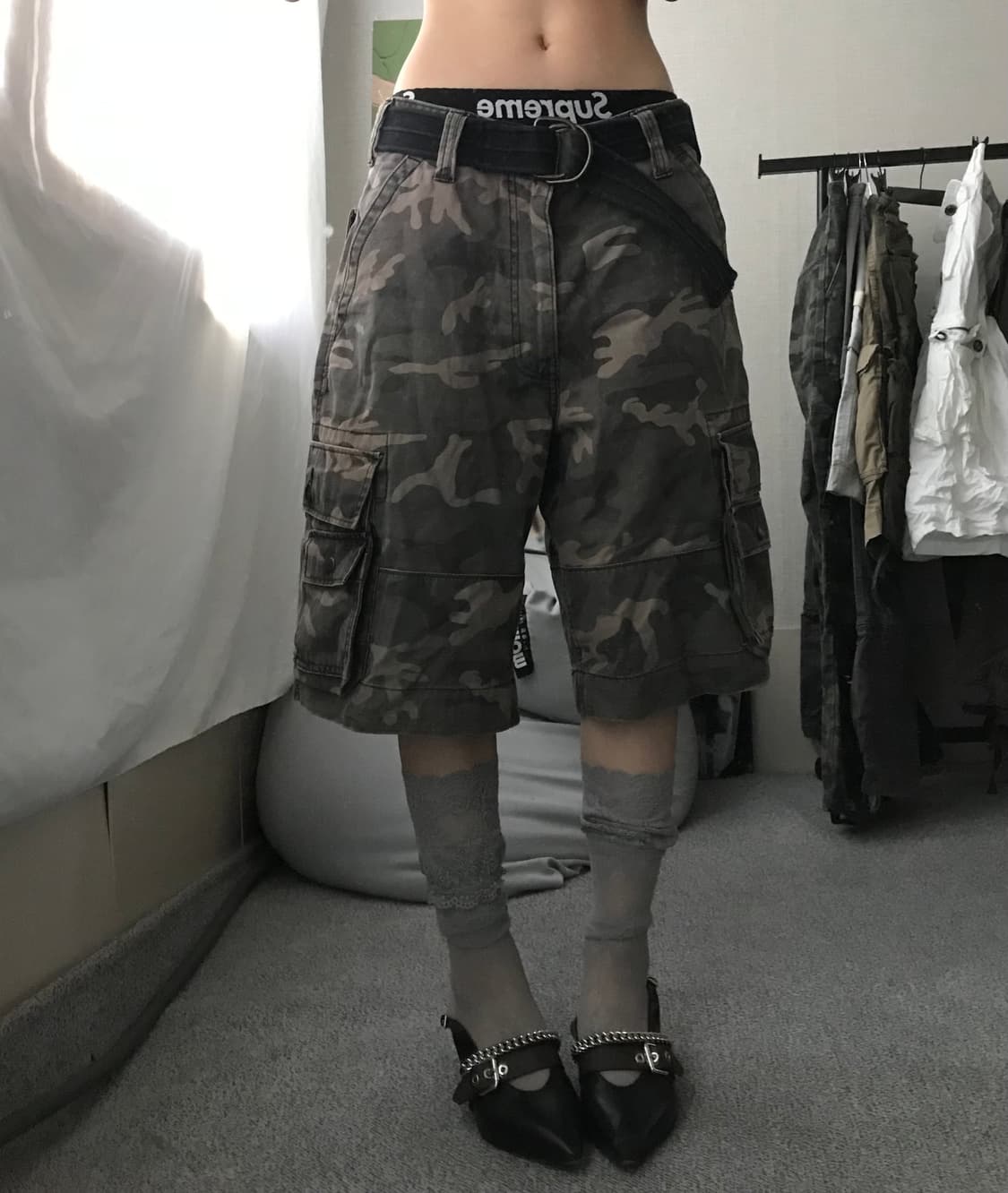 리바이스 벨티드 카모 버뮤다 팬츠 상품이미지2