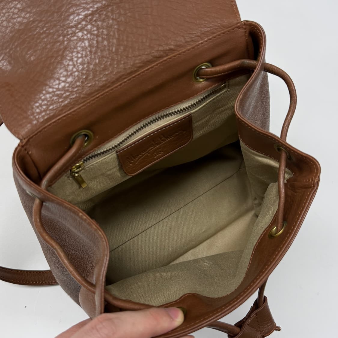 old Margaret Howell leather backpack 상품이미지10