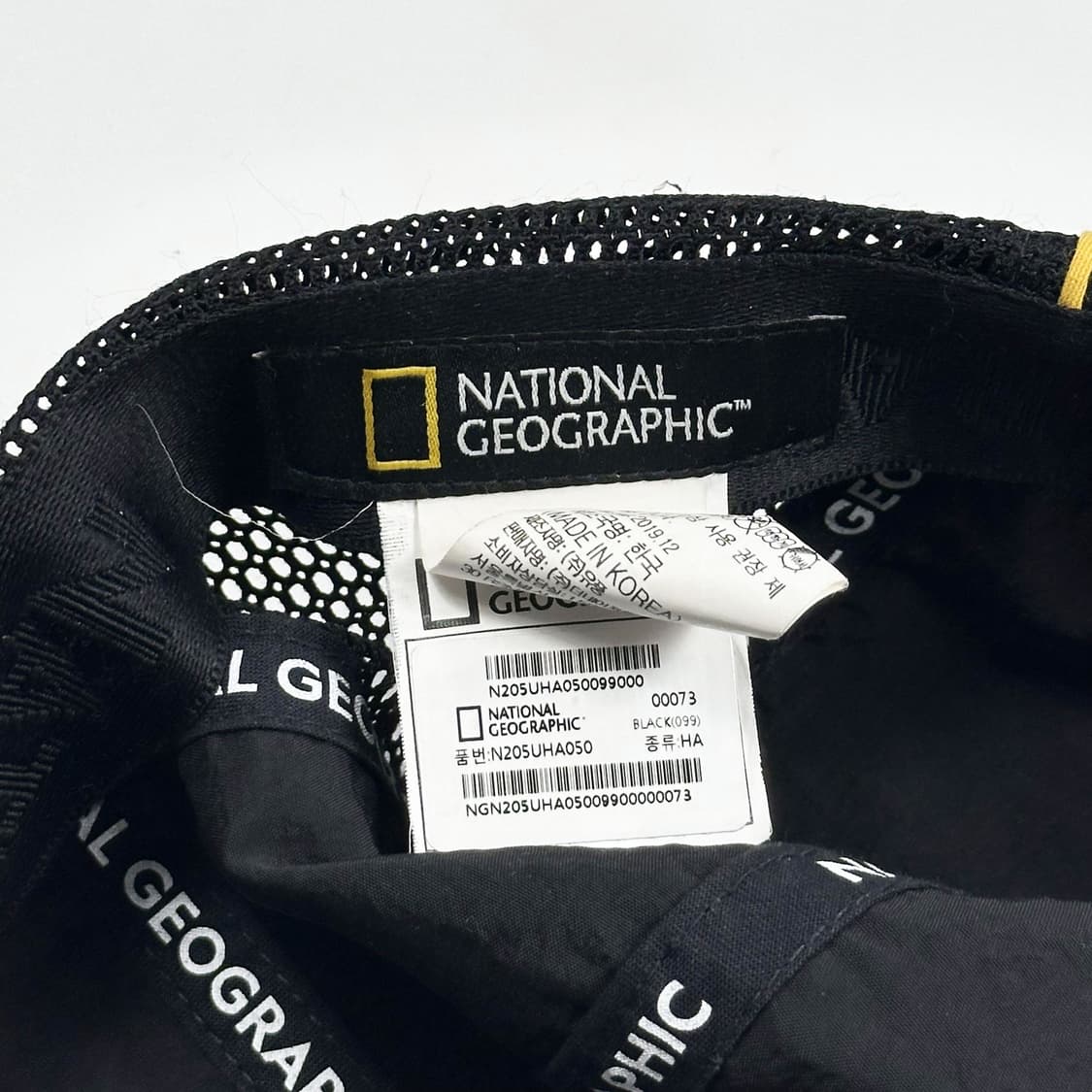 내셔널지오그래픽 블랙 나일론 캠프캡 모자 상품이미지5