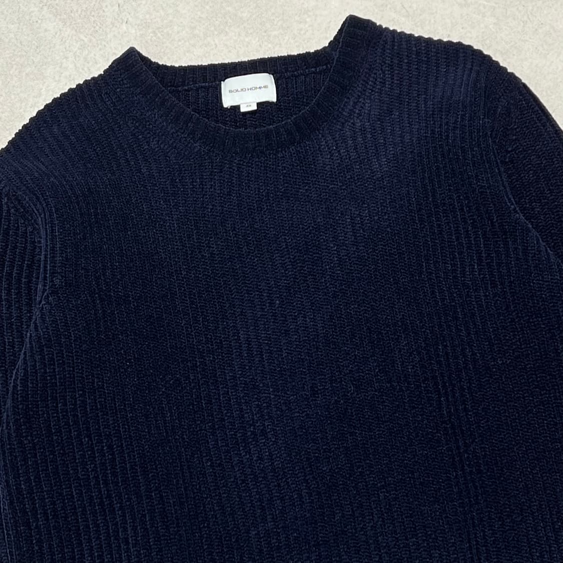 솔리드옴므 베이직 골지니트 s10774 상품이미지3