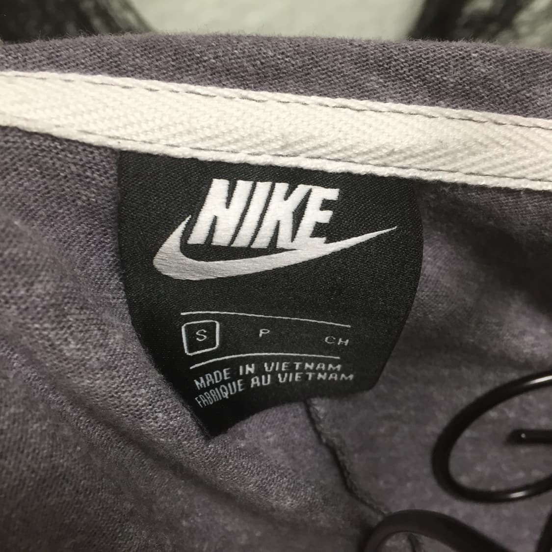 Vtg Nike gray leopard slim hood zip-up 상품이미지8