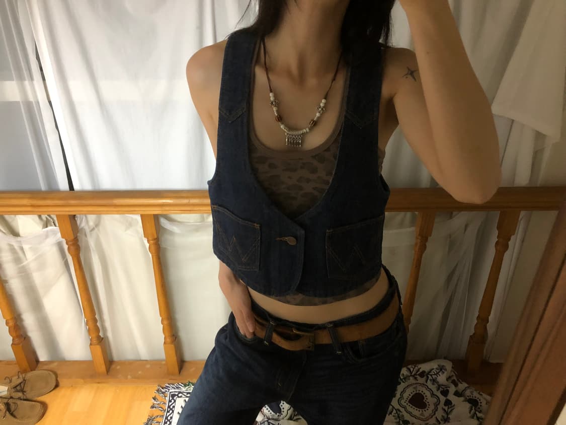 Cher x Wrangler / Blanket-Lined Cropped  상품이미지6