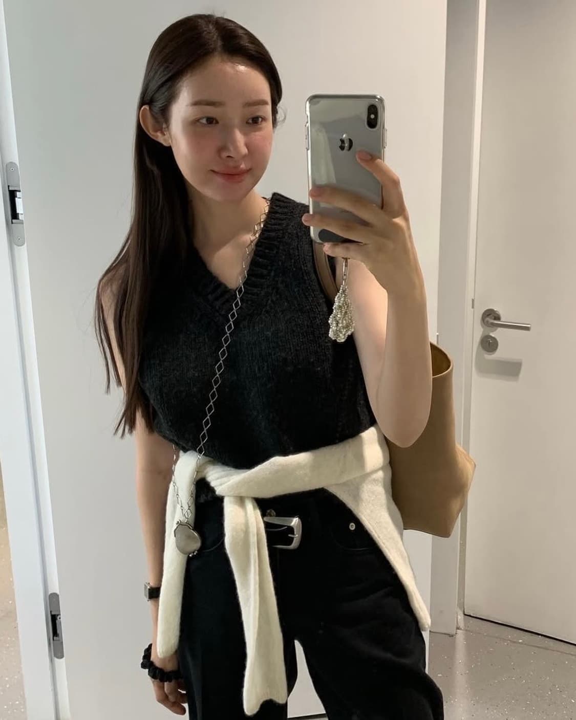 아모멘토 차정원 빈티지 롱 네크리스 상품이미지1