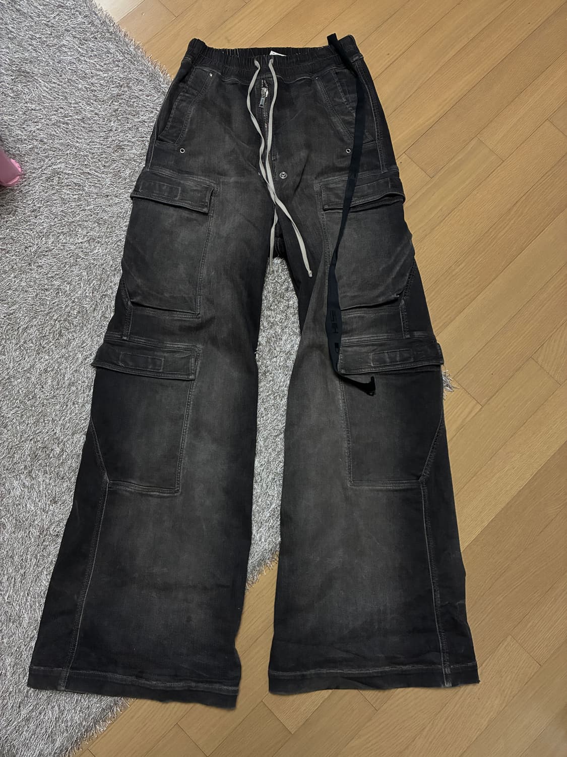 릭오웬스 다크쉐도우 점보 카고 팬츠 s  상품이미지1