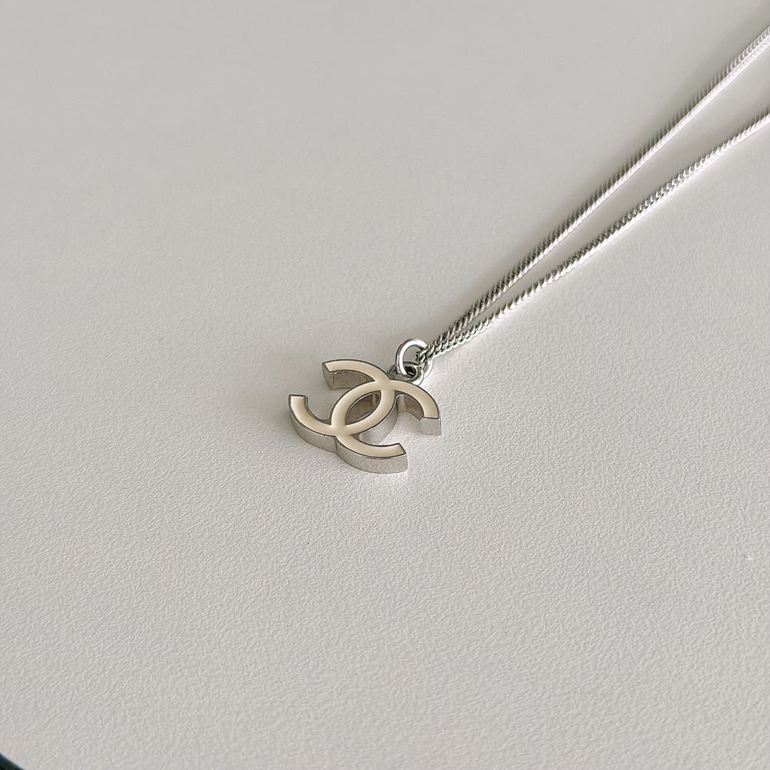 빈티지 샤넬 CC 목걸이 아이보리 [감정서 포함] 상품이미지10