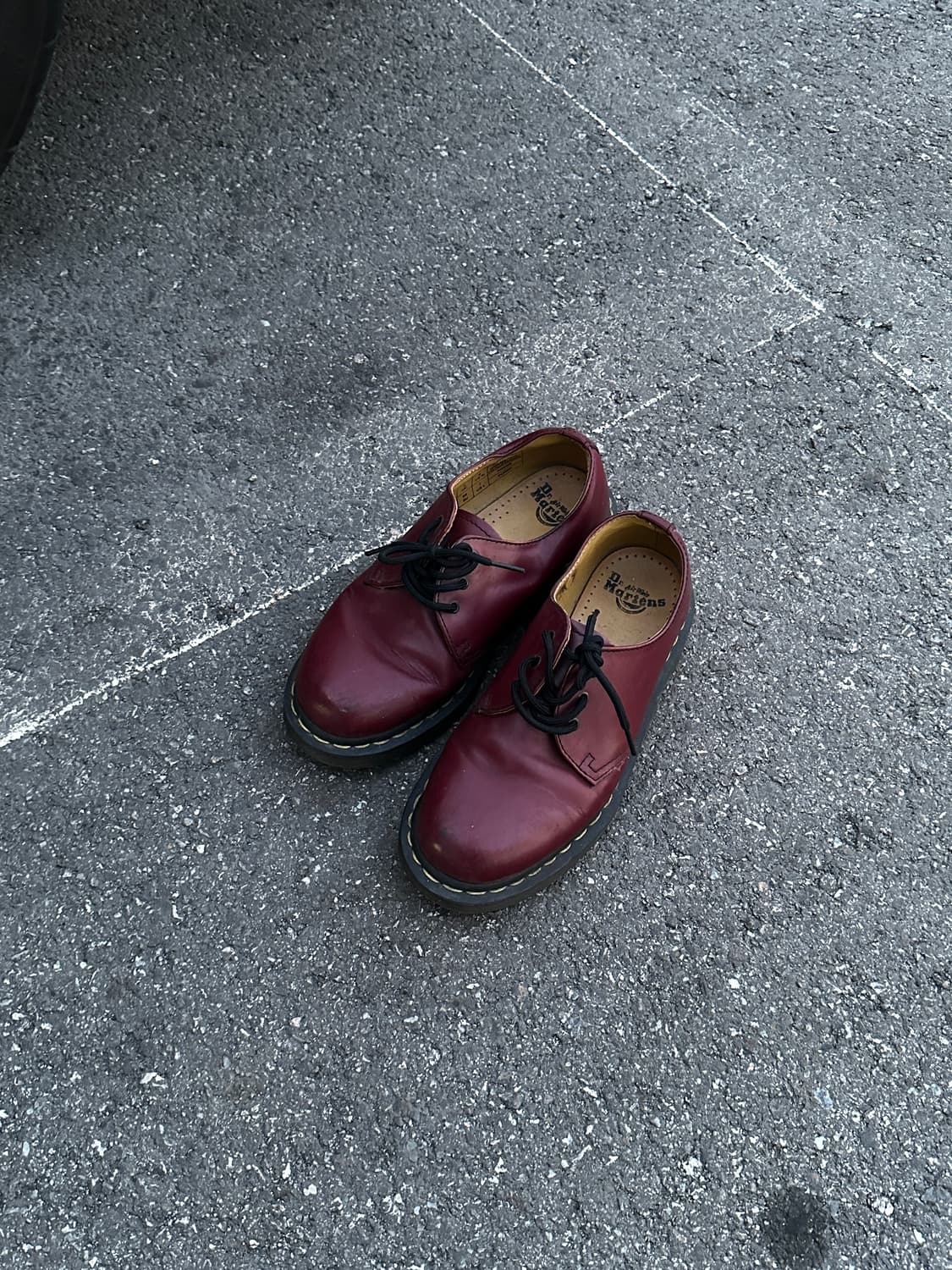 닥터마틴 3홀 1461 옥스포드 체리레드 버건디 상품이미지2