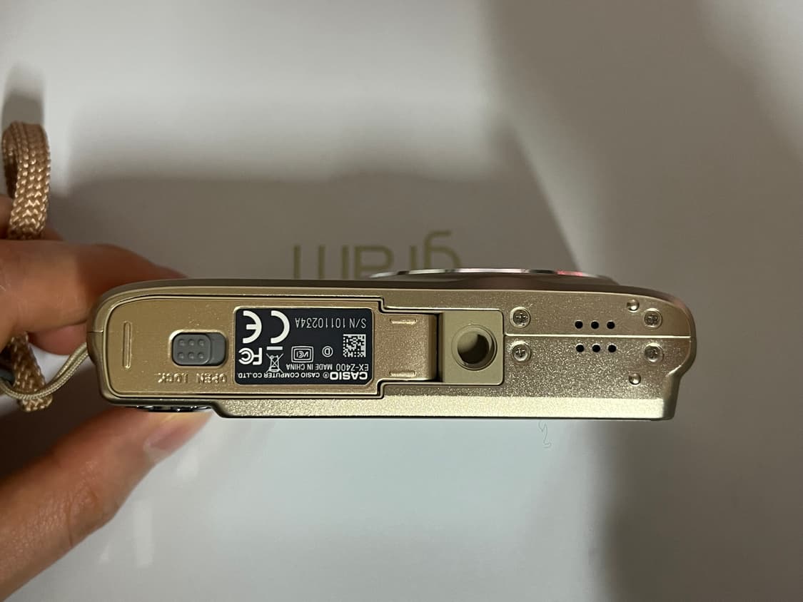 카시오 엑슬림 z400 베이지 풀박 상품이미지5