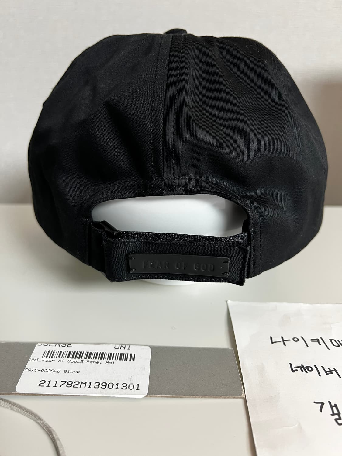 [OS] 피어오브갓 7th 개버딘 5-패널 햇 블랙 상품이미지9