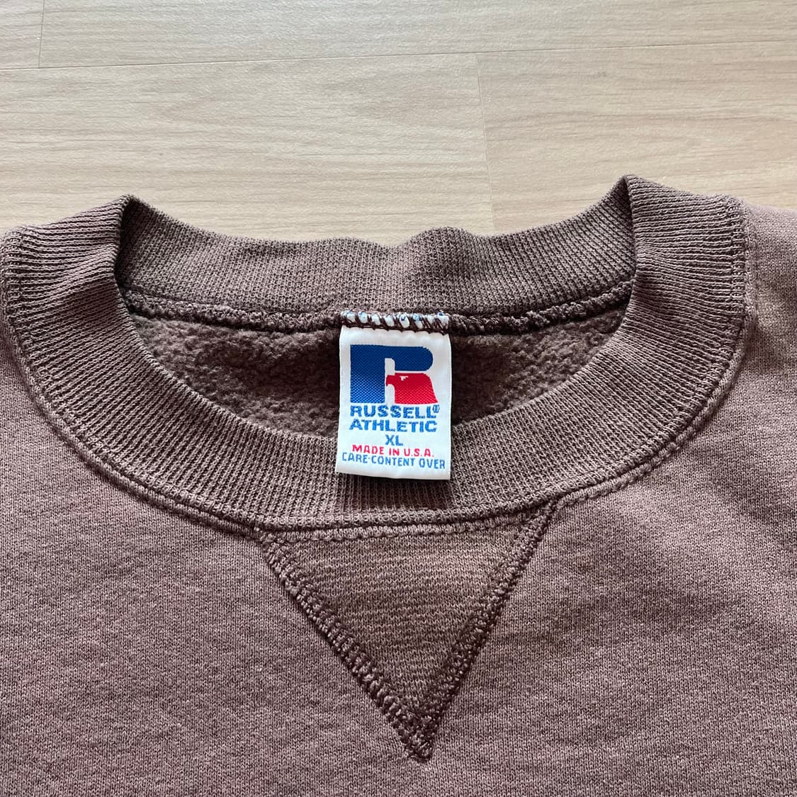 [XL] 90s 빈티지 러셀 스웻셔츠 맨투맨 초코브라운 상품이미지2