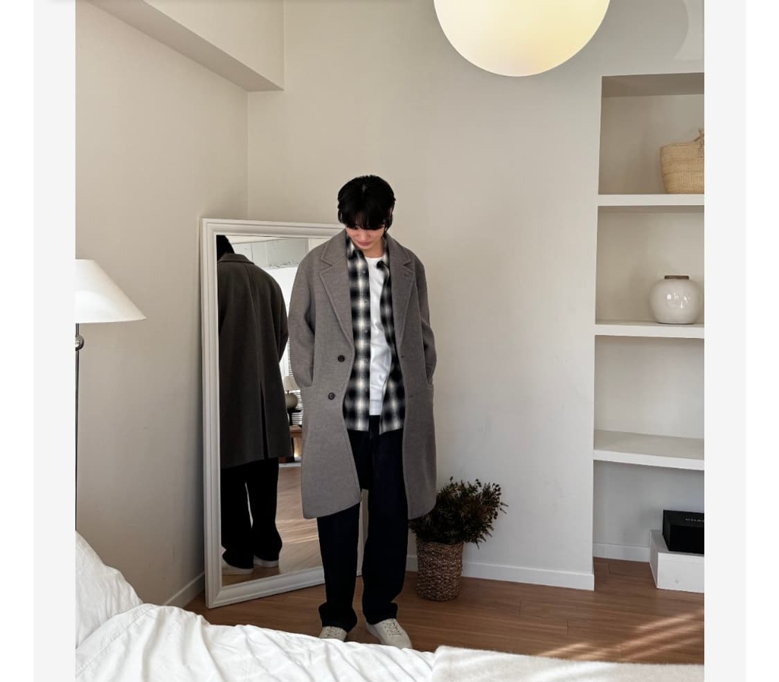 24FW 에피그램 울 오버핏 체스터 코트 상품이미지1