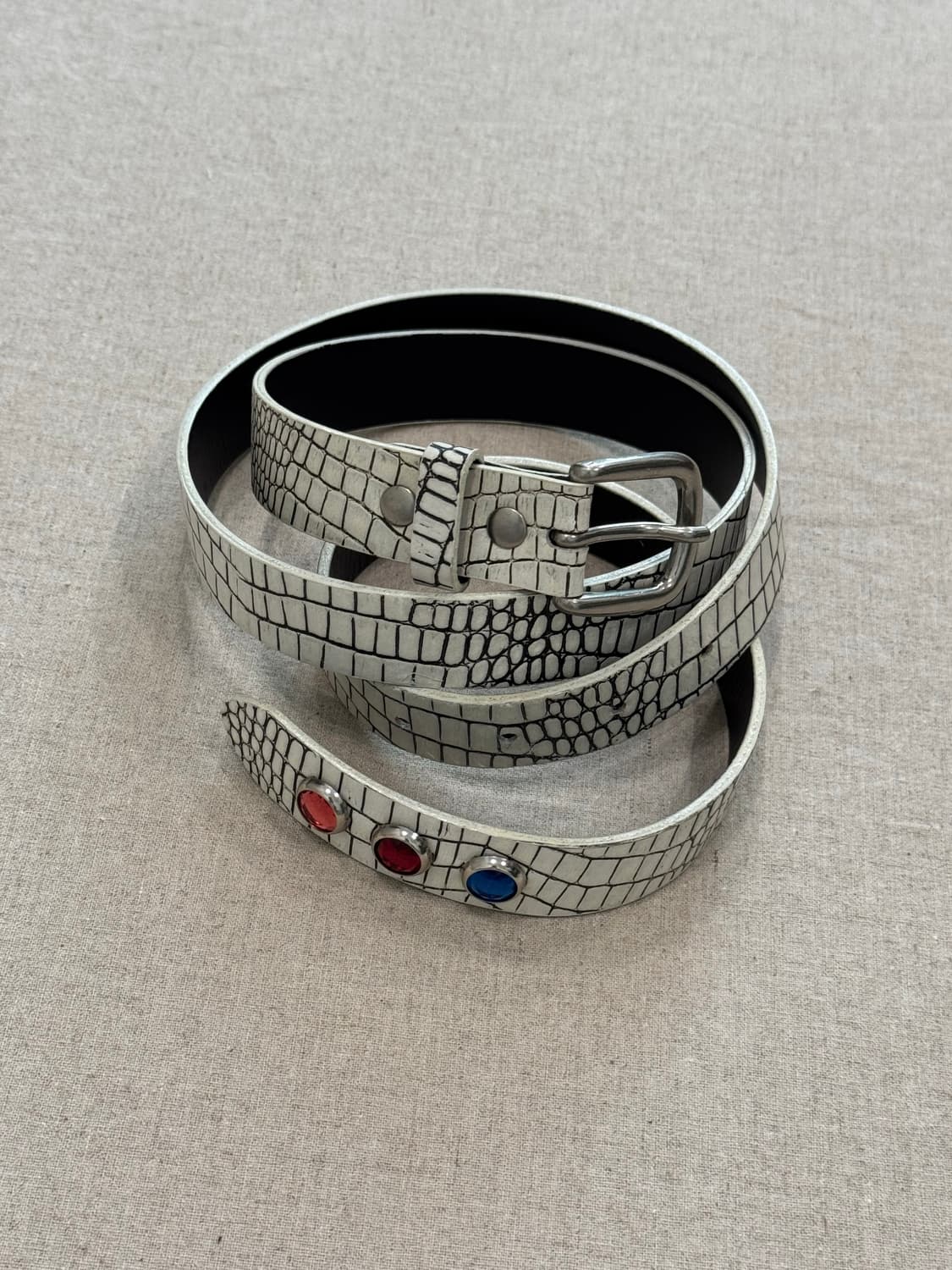 꼼데가르송 옴므 플러스 파이썬 잼스톤 벨트 상품이미지1