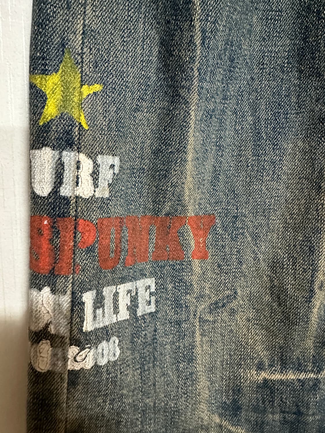 Japanese semi flared patch denim 상품이미지6