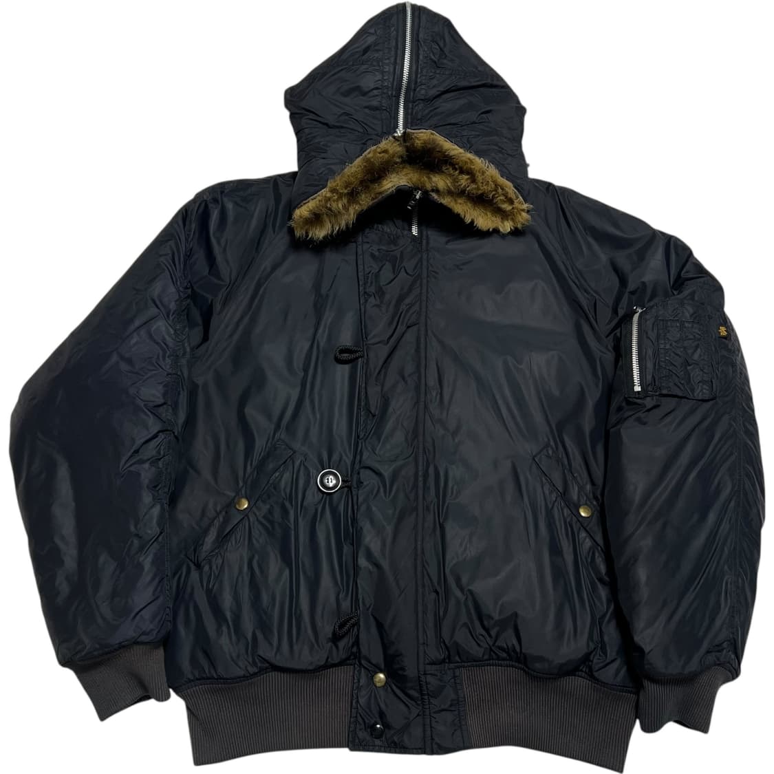 Alpha Industries N2B 네이비 퍼 항공점퍼 상품이미지1