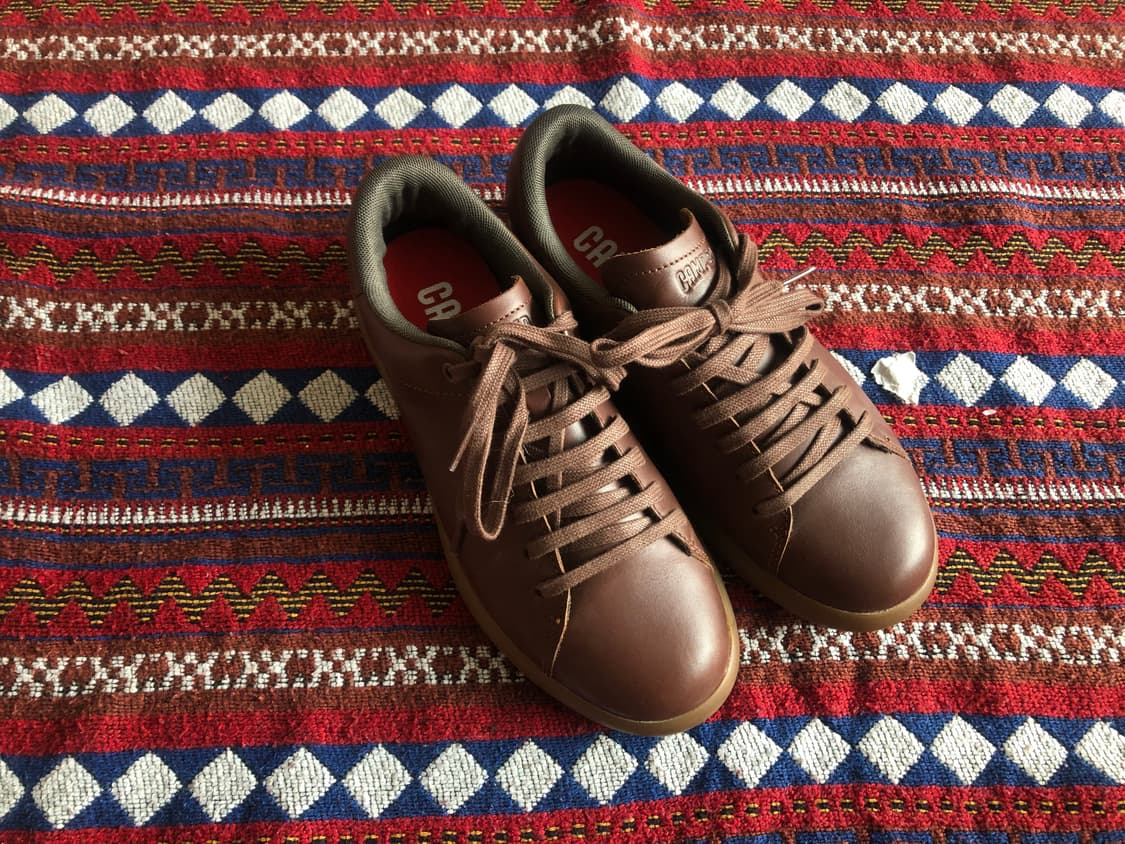 캠퍼 브라운 가죽 스니커즈 39/250 상품이미지2