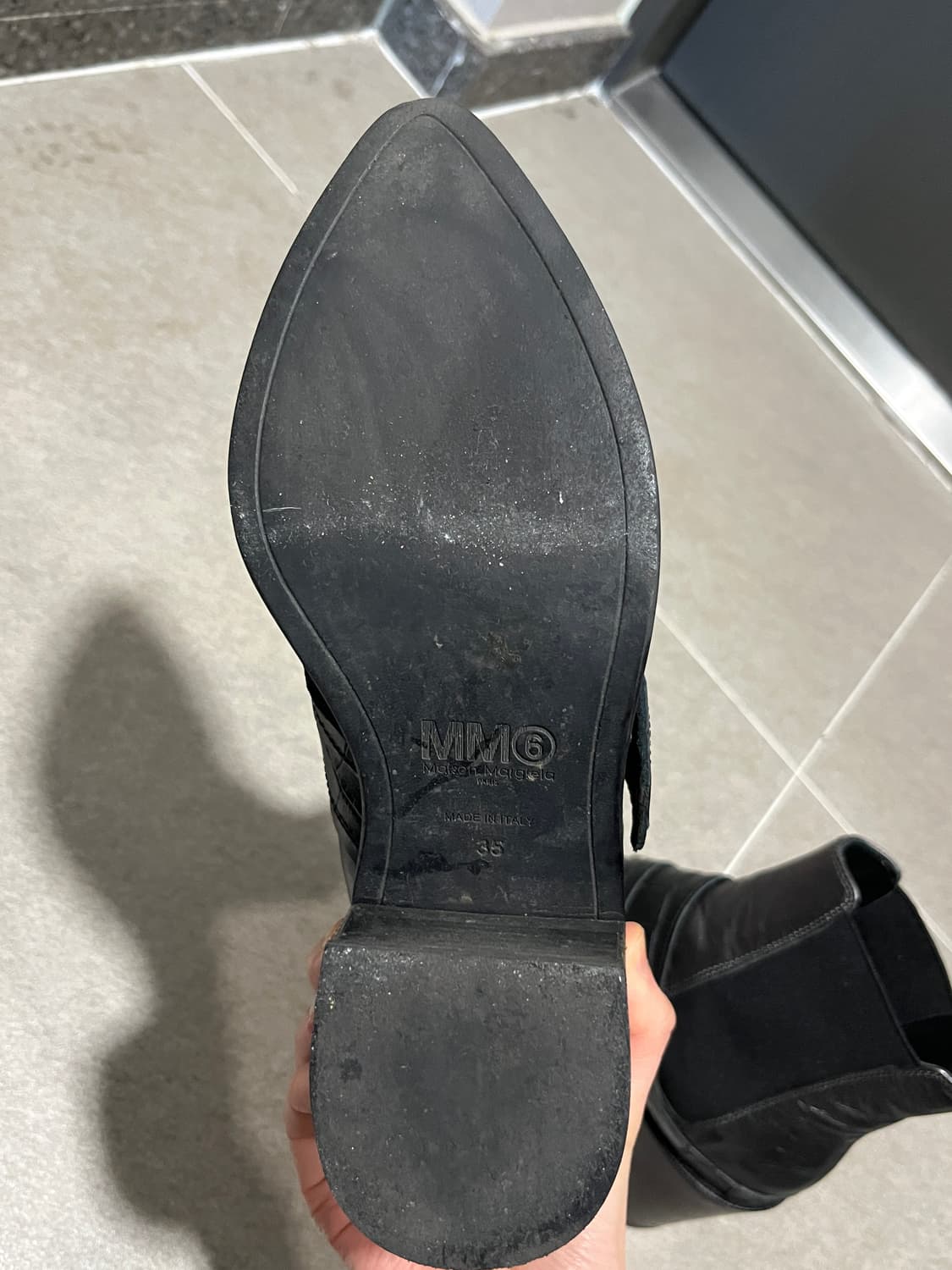 MM6 버클 레더 부츠 35사이즈 상품이미지7