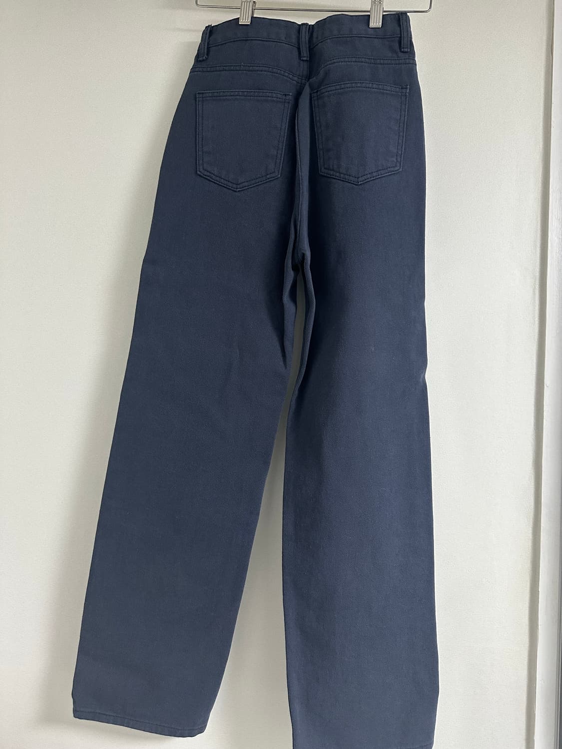 블랙업 네이비 코튼 팬츠 상품이미지2