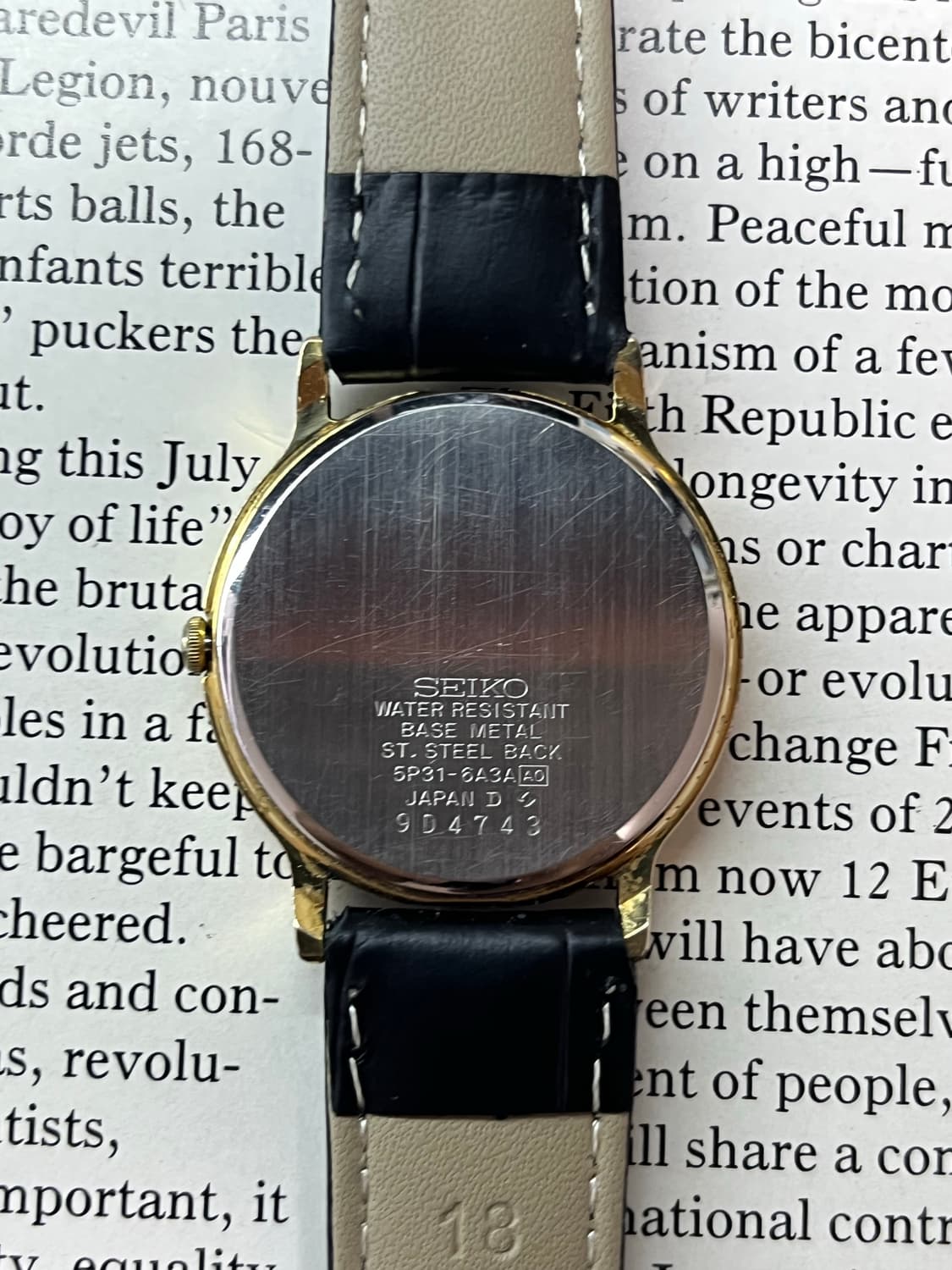 세이코 빈티지 쿼츠  5P31-6A3A  상품이미지6