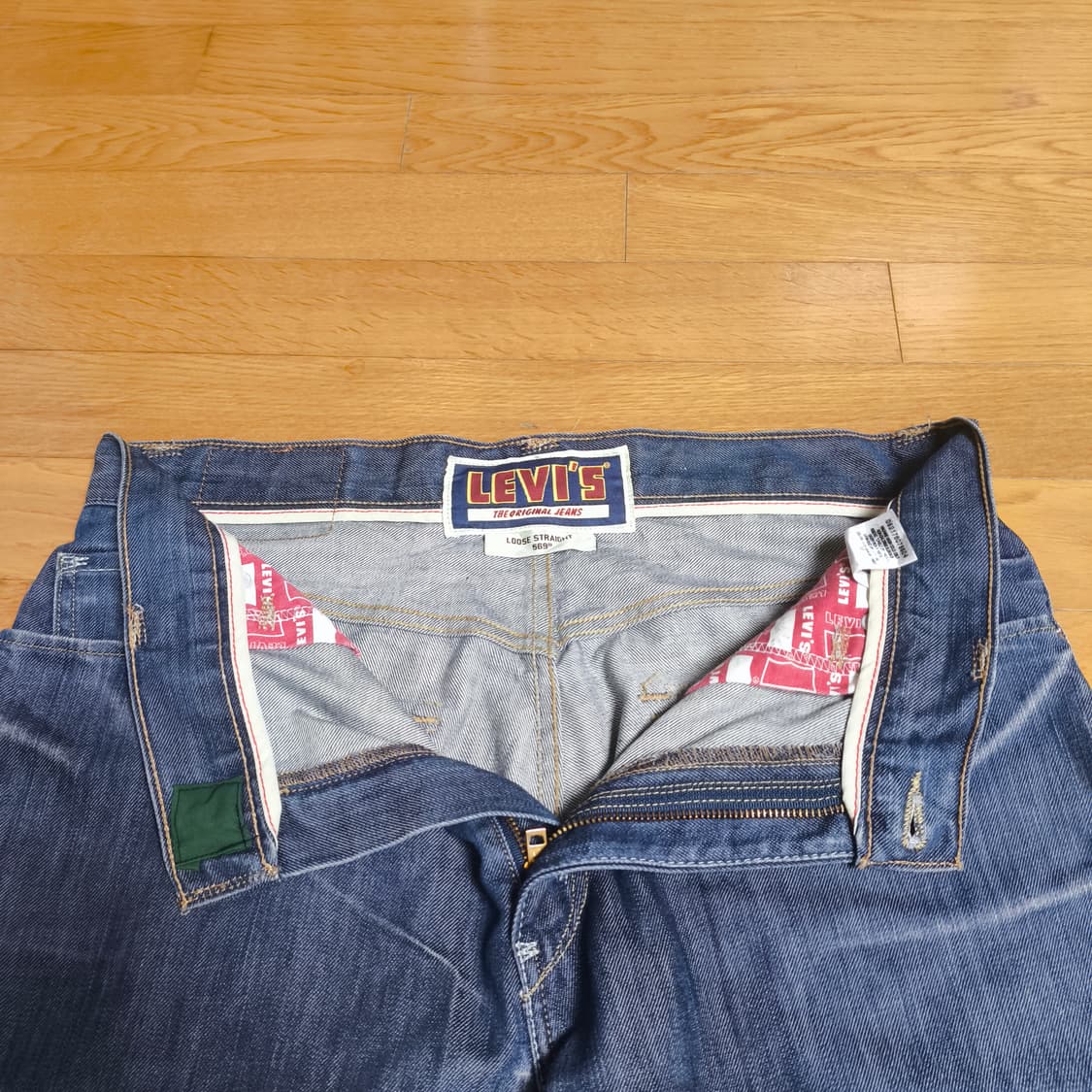 [33] LEVI'S 리바이스 569 루즈 스트레이트 흑청 상품이미지4