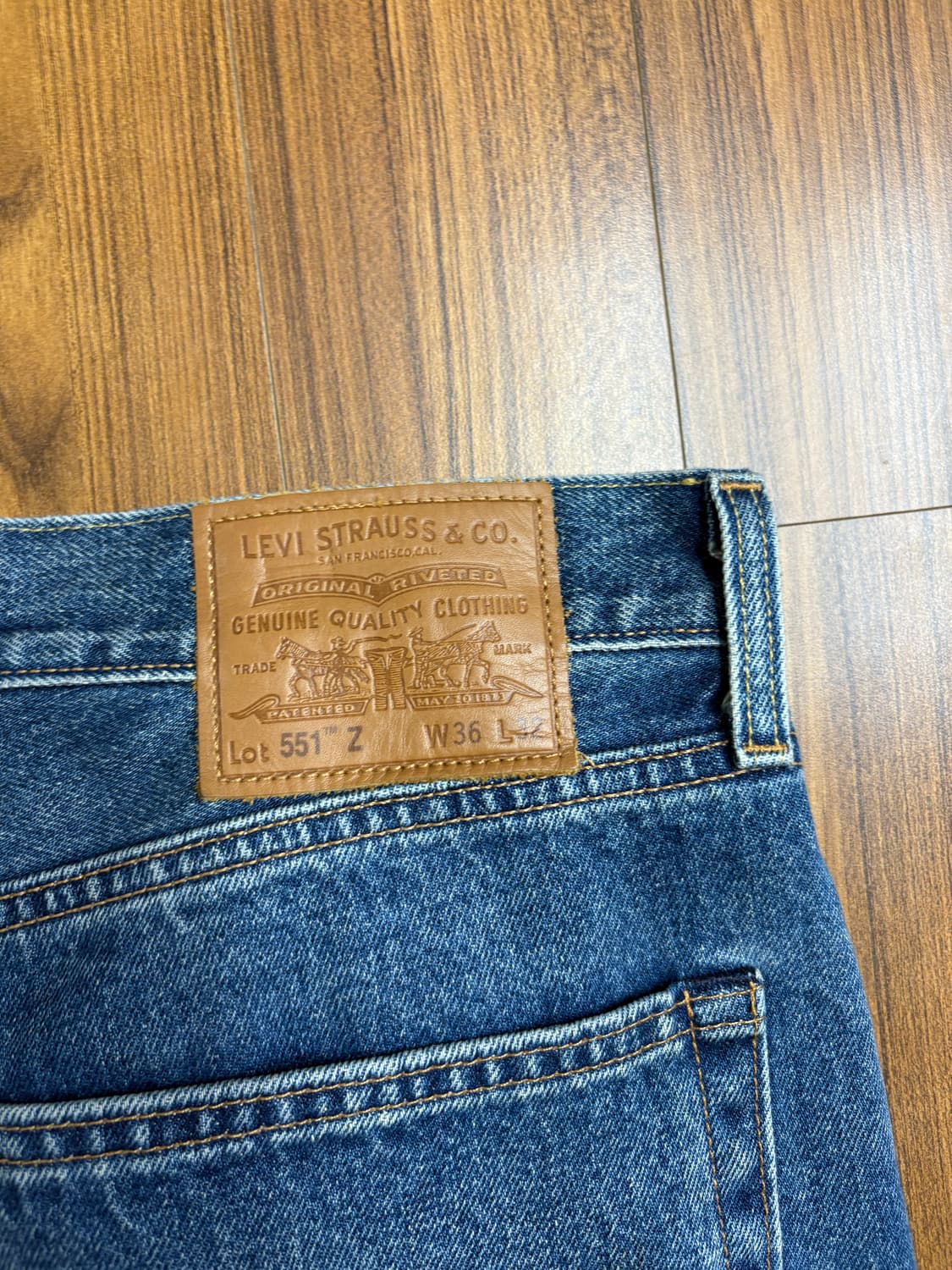 리바이스 551z 데미지데님 (36/32) 상품이미지3