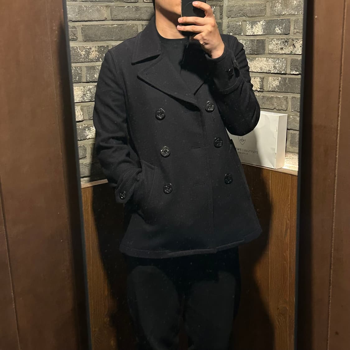 S) 폴스미스 해군 피코트 자켓 다크네이비 상품이미지9