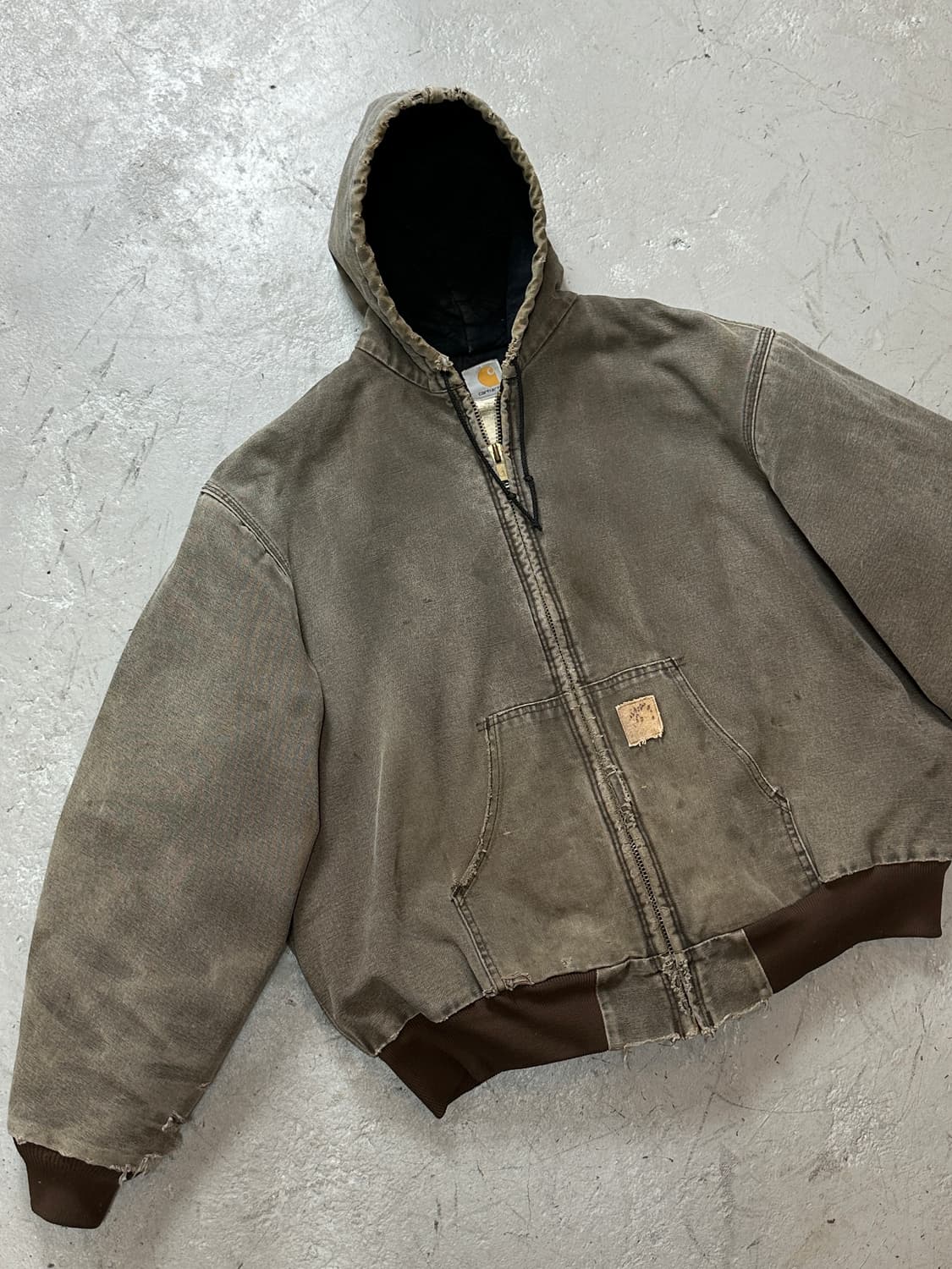 00’s OG 칼하트 J68 액티브 자켓 칼하트 CHT 후드 자켓 상품이미지5