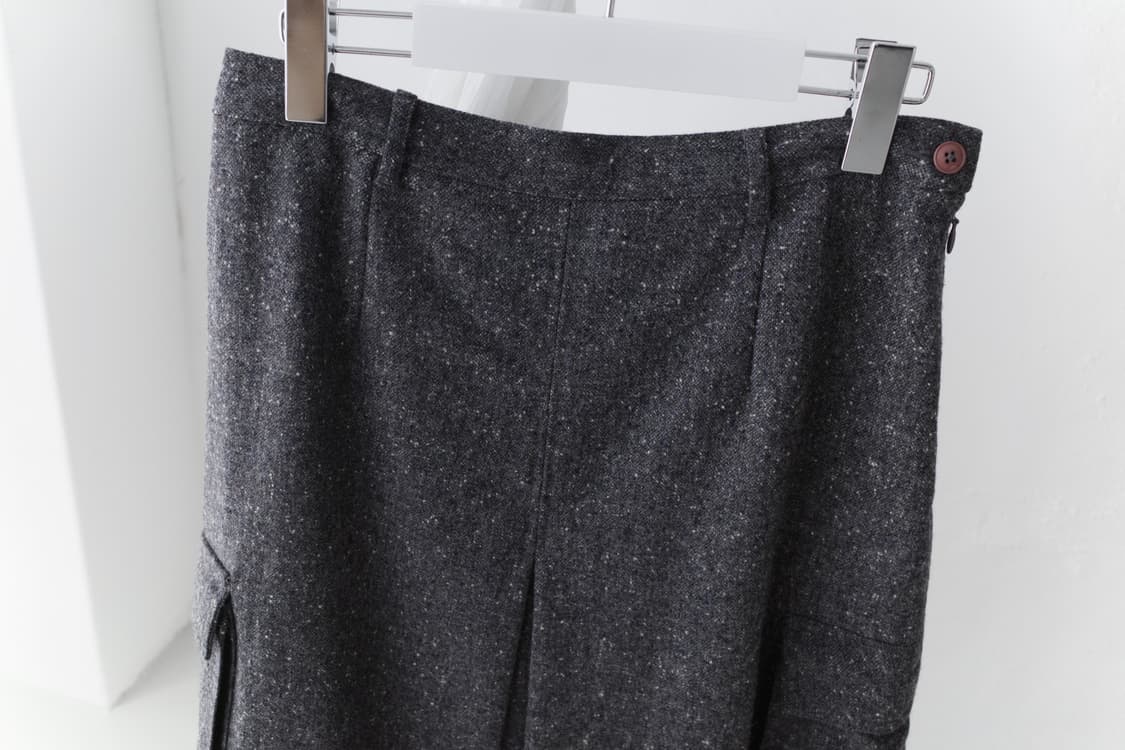 wool button skrit 상품이미지3
