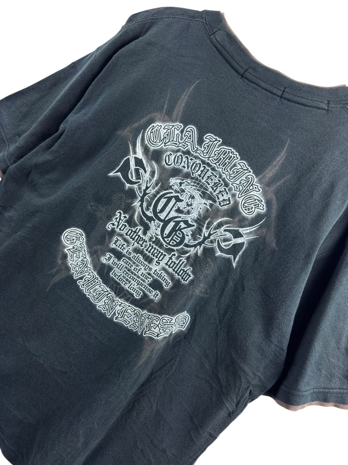 JPN Y2K 프린팅 레터링 슬리브1453 상품이미지5