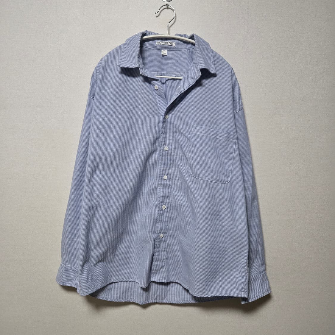 파르티멘토 스트라이프 셔츠/ 남성 셔츠/ 남자 셔츠  상품이미지1