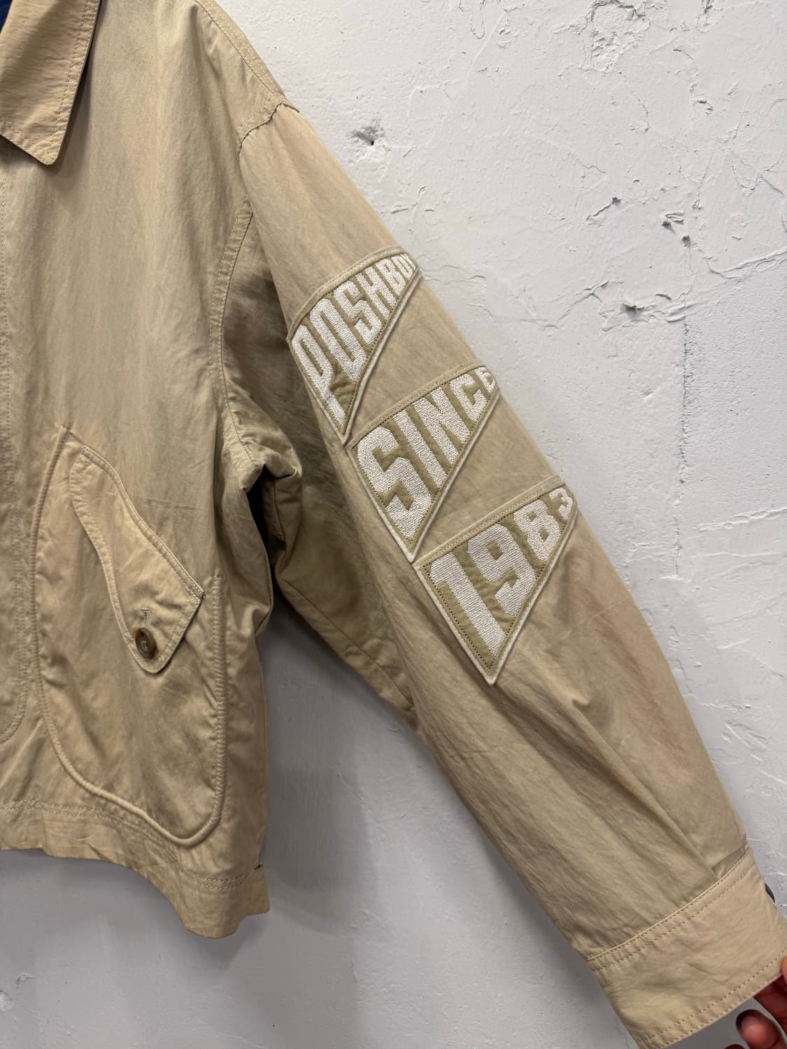 L) POSHBOY Cotton-Nylon Sports Jacket 상품이미지3