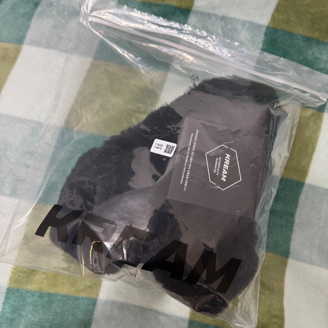 [L/XL] 스투시 립스탑 트래퍼 캡 블랙 상품이미지4